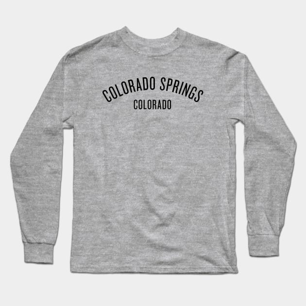 Colorado Springs, Colorado Long Sleeve T-Shirt by whereabouts